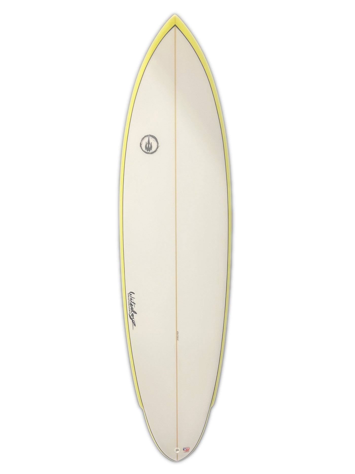 WBZ 6'8" Funboard (Yellow/White)