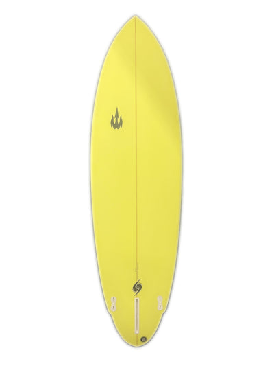 WBZ 6'8" Funboard (Yellow/White)