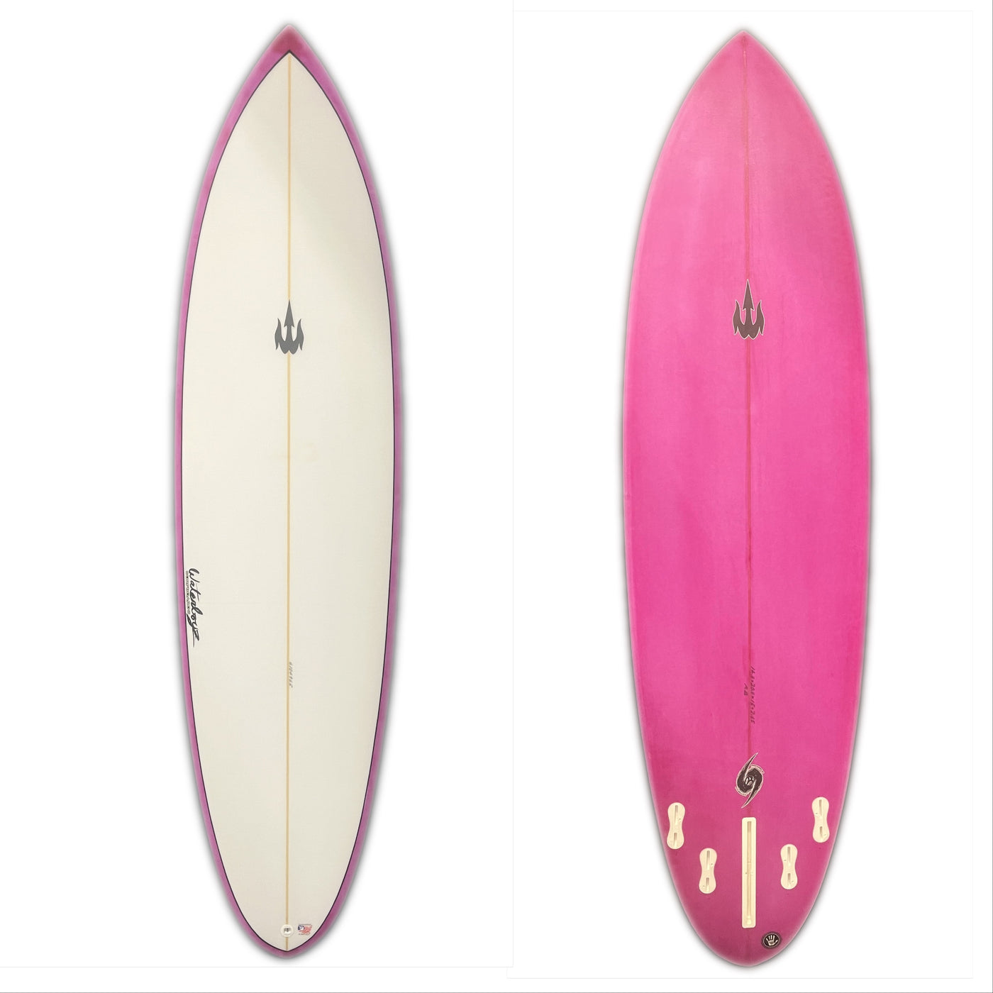 WBZ 6'10" Funboard (Purple/White)