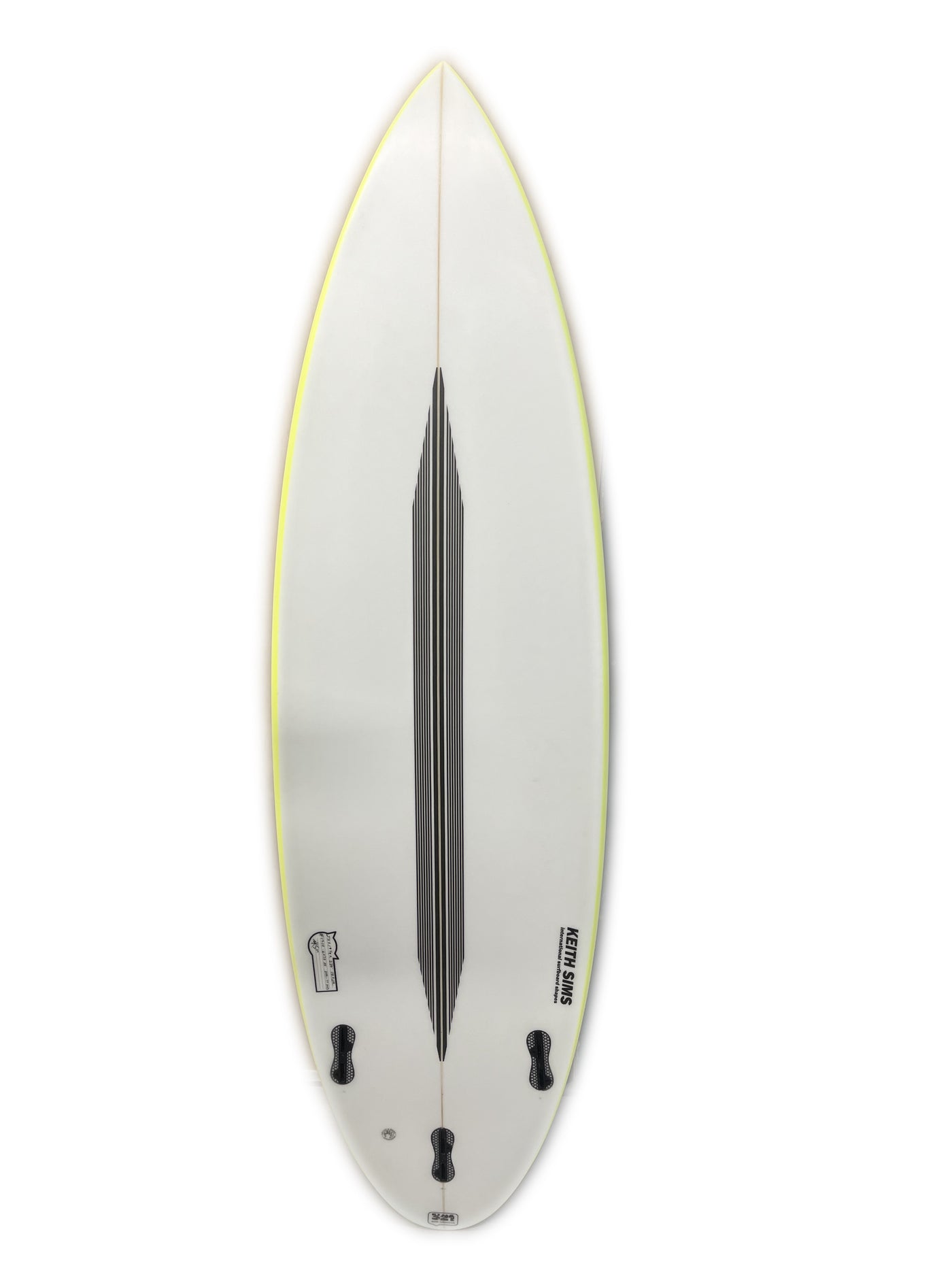 CON - USED 5'11" Fat Cat Surfboard (Yellow)
