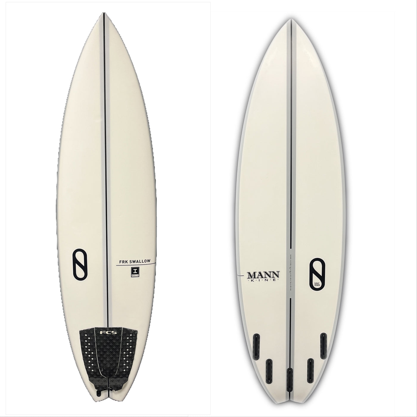 Used 6'0" Mannkine Surfboard ( White)