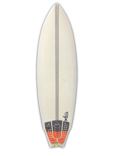 Used 5'10" Picco Swallow Tail Surfboard