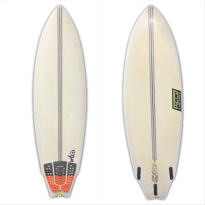 Used 5'10" Picco Swallow Tail Surfboard