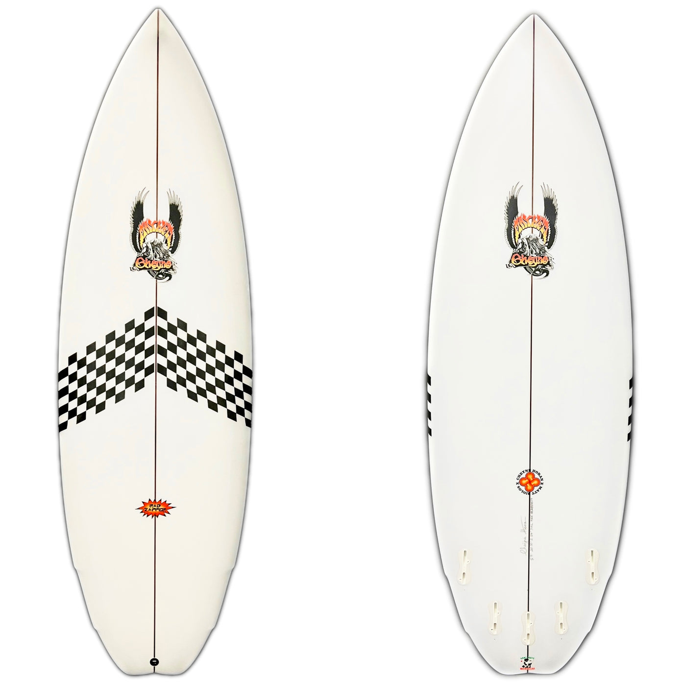 Lost 5'8" Rad Zapper FCS II (checker inlay)