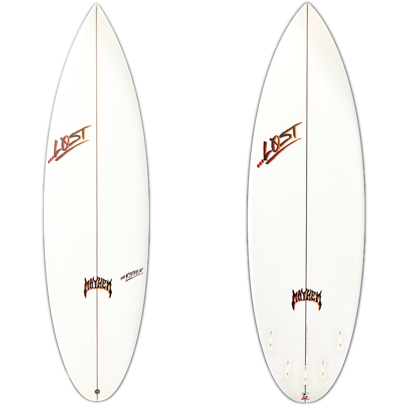 Lost 5'11" Round Ripper FCS II