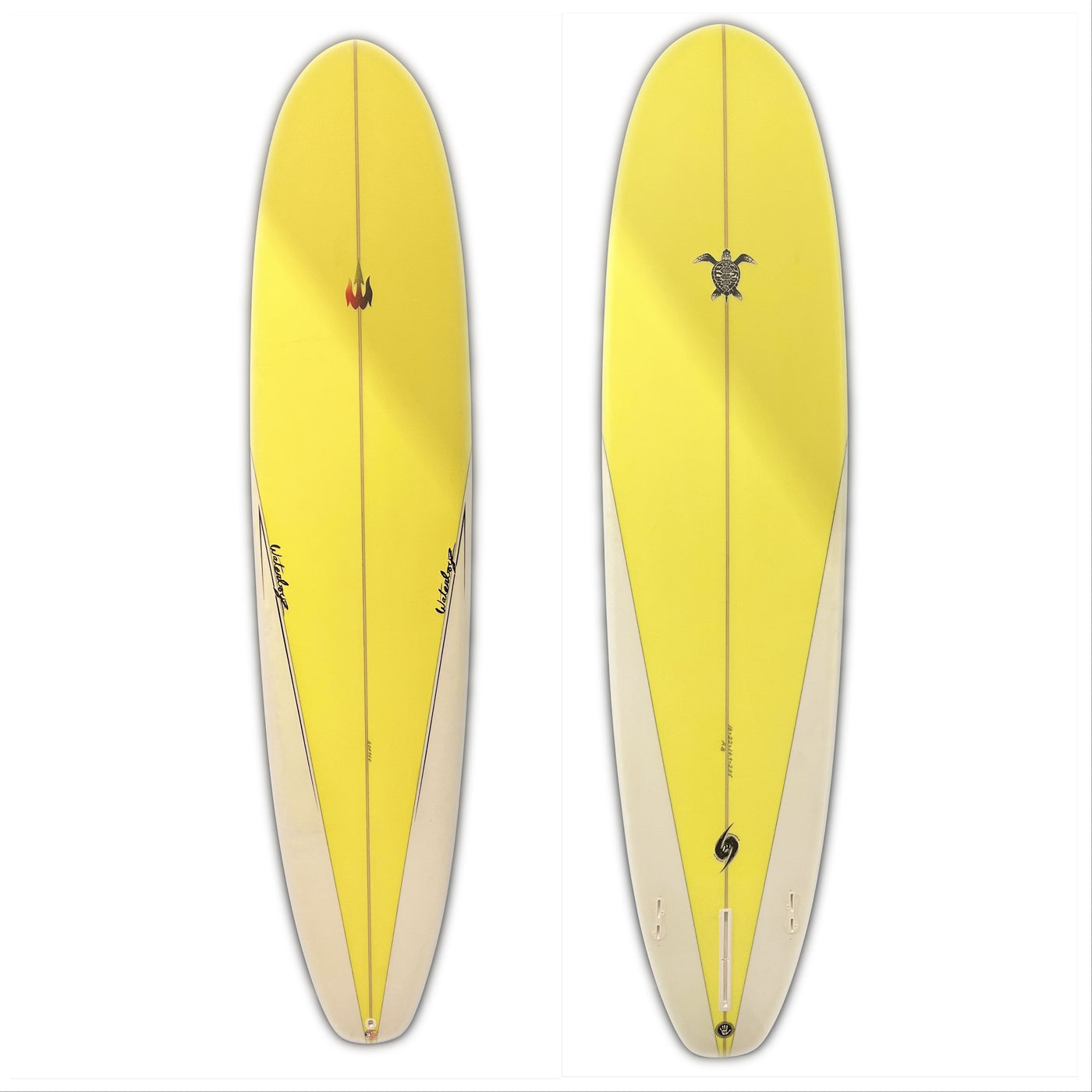 WBZ 8'0" Plank Funboard - yellow