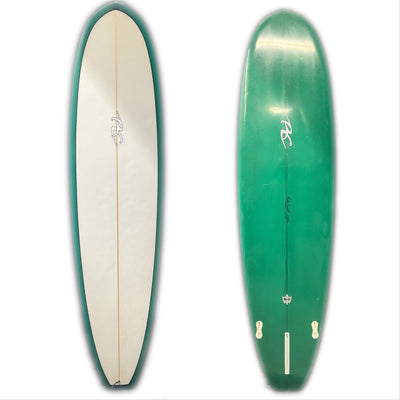 Used 7'2" RC Fun Board -White/Green