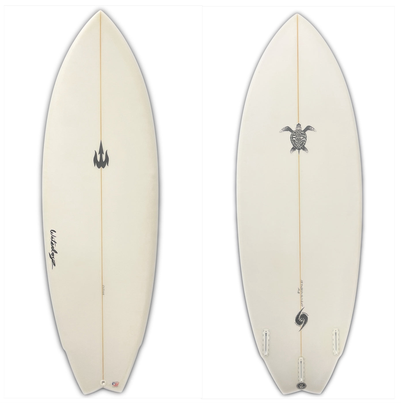 WBZ 5'6" Pegasus Surfboard - Clear (Futures)