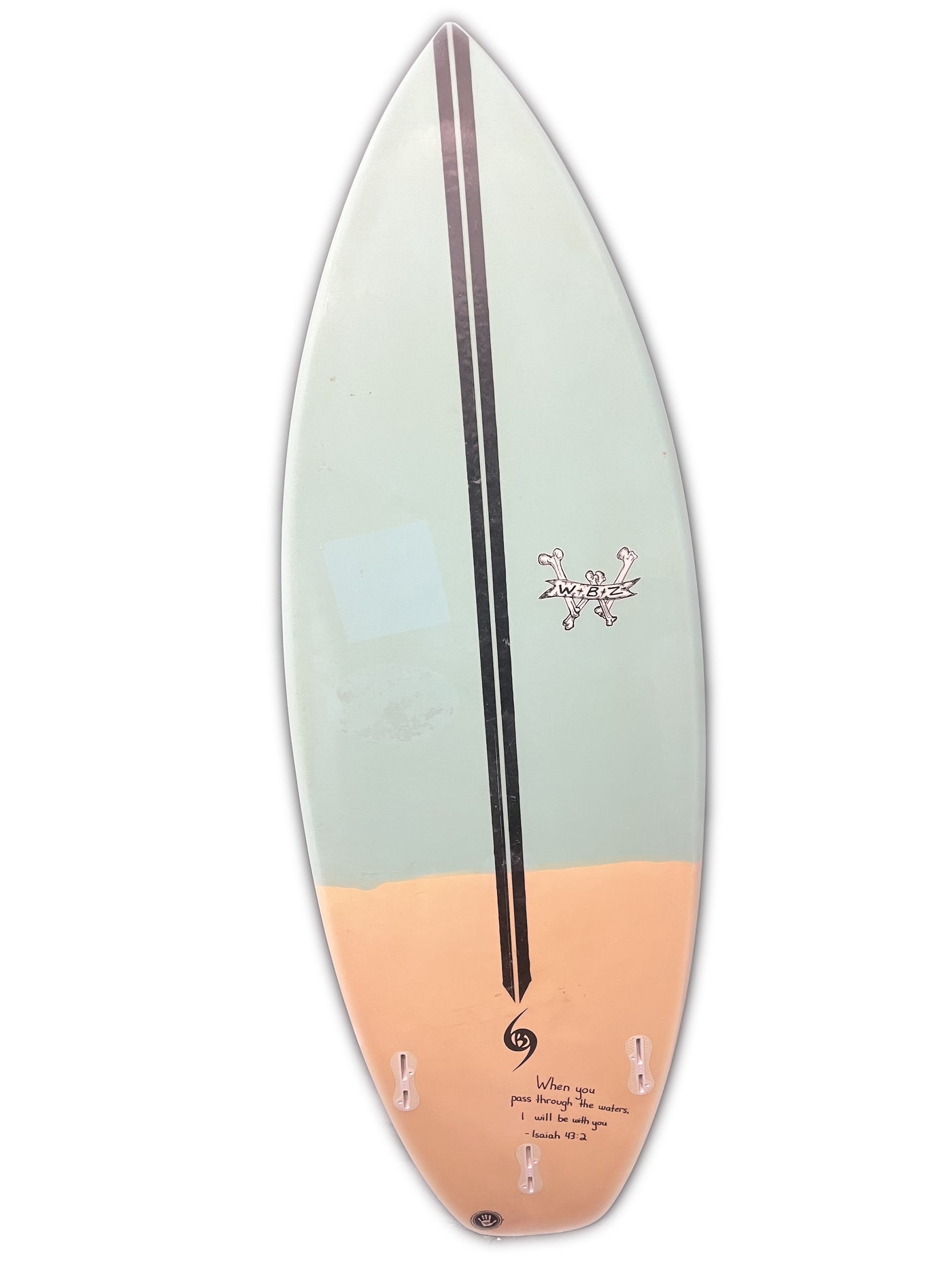 Used WBZ 5'3" Suspension Stringer Dragon Board (Pink/Blue)