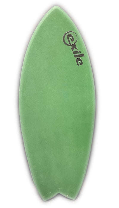Exile Large Blairacuda 3/4" to 5/8" Double Carbon Skimboard - Green
