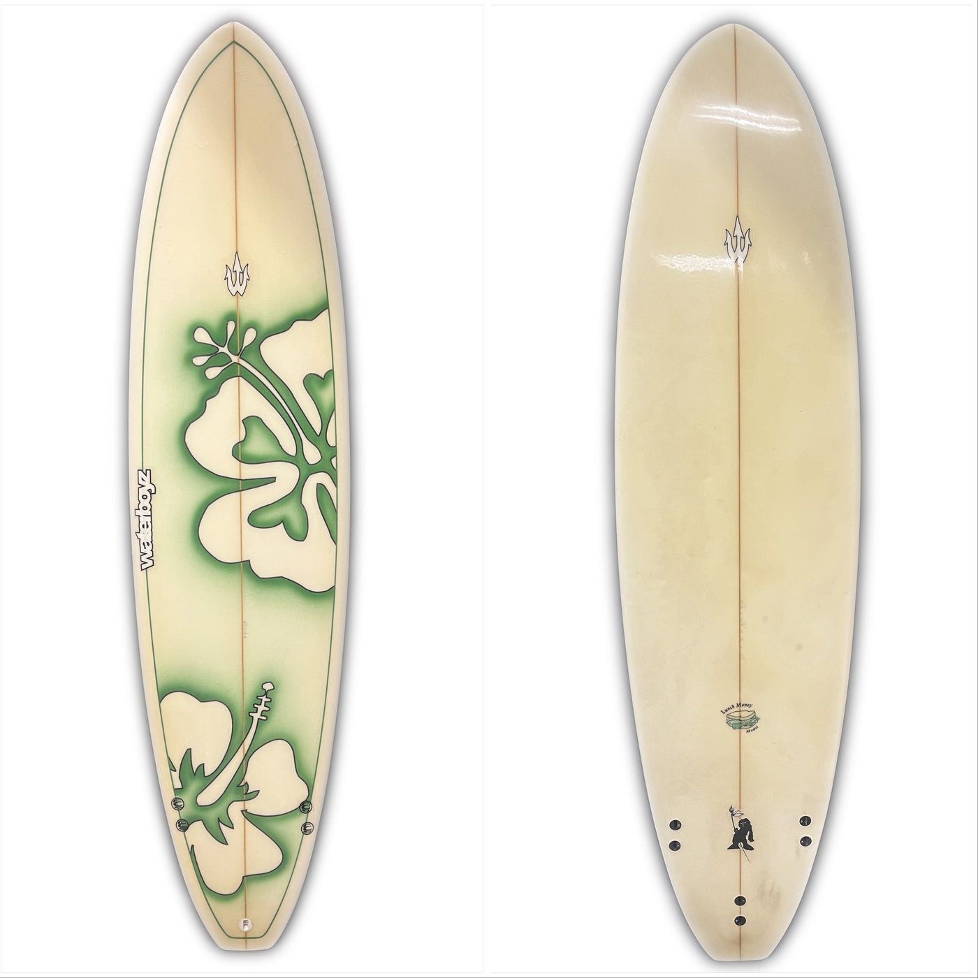 Used 6'9" WBZ Green Flower Funboard