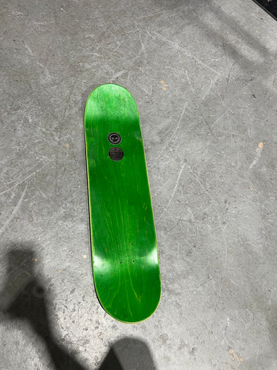 ZERO Green Stacked Logo Deck 8.5 Dura-Slick