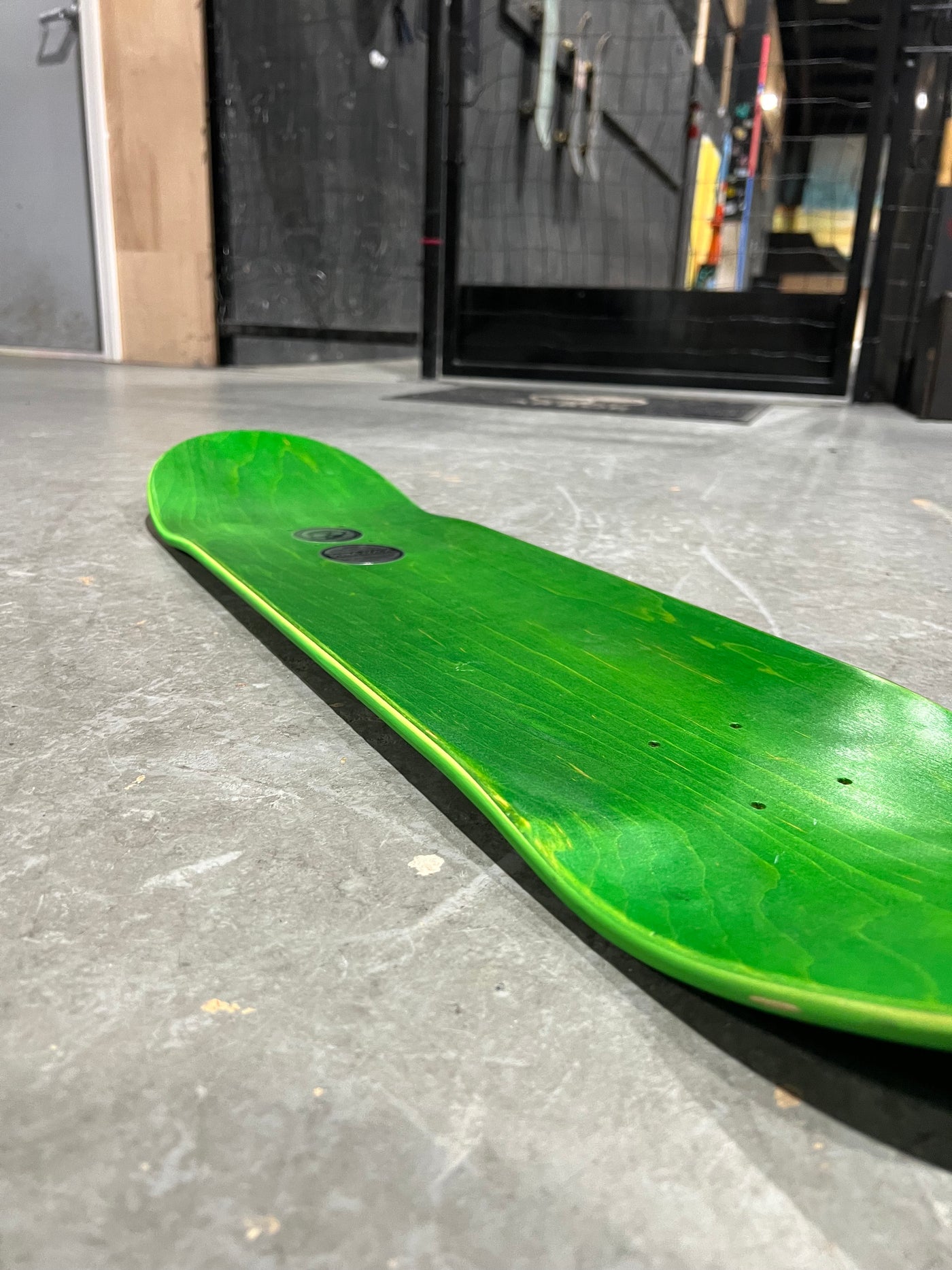 ZERO Green Stacked Logo Deck 8.5 Dura-Slick