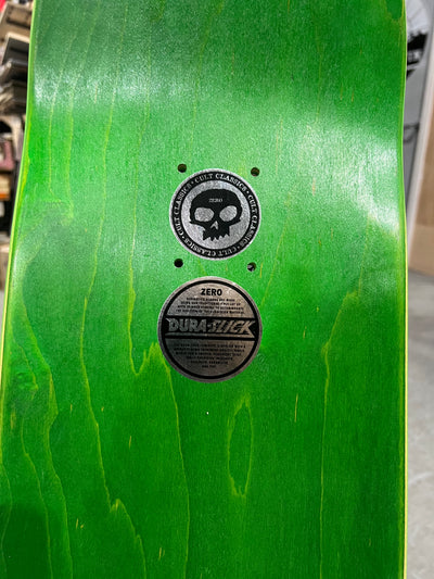 ZERO Green Stacked Logo Deck 8.5 Dura-Slick