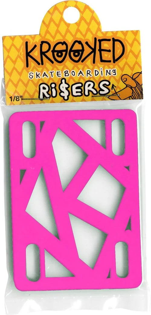 Krooked Riser Pads 1/8" (Hot Pink)