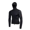 Florence Marine L/S Hooded Rashguard - Black