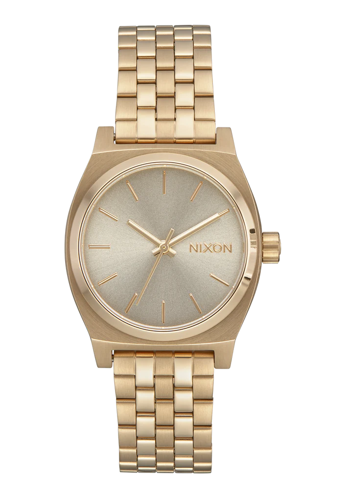 Nixon Med. Time Teller Light Gold/ Vinatge White