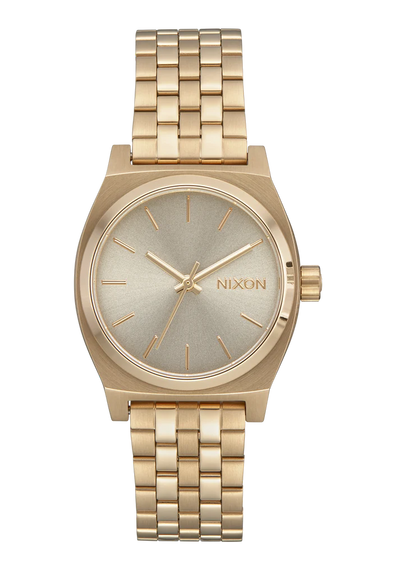 Nixon Med. Time Teller Light Gold/ Vinatge White