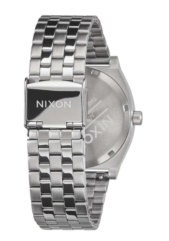 Nixon Time Teller Watch Silver/ Byron Blue