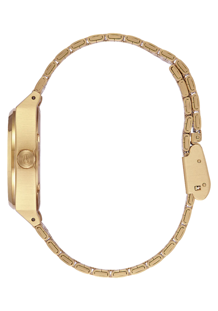 Nixon Med. Time Teller Light Gold/ Vinatge White