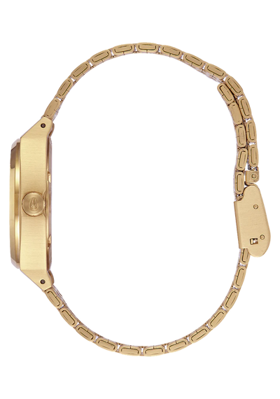 Nixon Med. Time Teller Light Gold/ Vinatge White