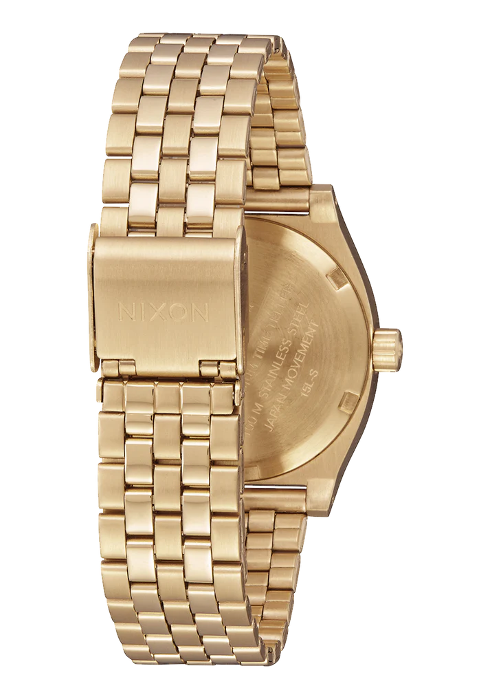 Nixon Med. Time Teller Light Gold/ Vinatge White