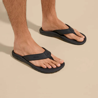 Olukai M Ohana Black/ Black