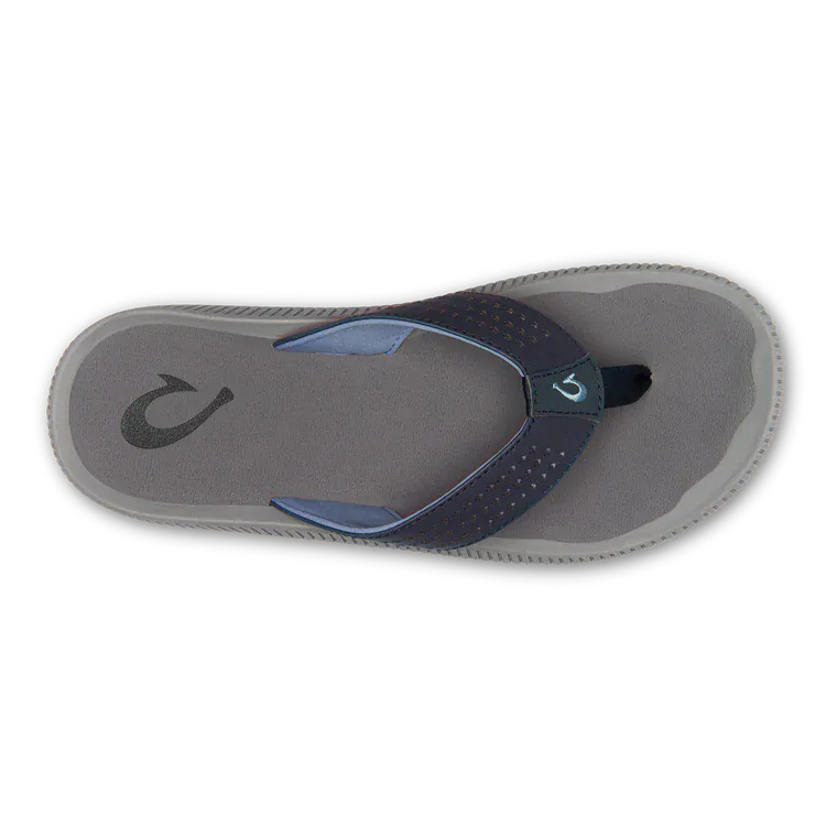 Olukai M Ulele Blue Depth/Charcoal Sandals – Waterboyz display picture 1