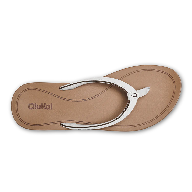 Olukai W 'Uiki White Sand/ Almond