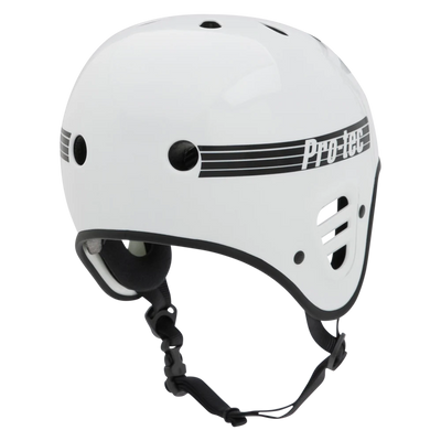 Protec Full Cut Gloss White Skate Helmet