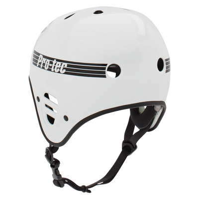 Protec Full Cut Gloss White Skate Helmet