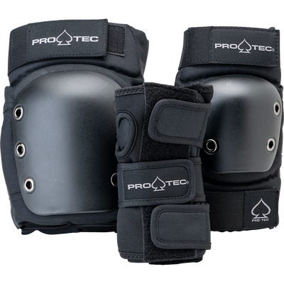 Protec Street 3 Pack Pads (Wrist/Elbow/Knee)