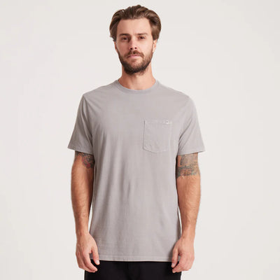 Roark Made To Fade S/S T-shirt - Washed Grey