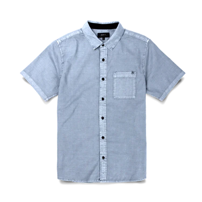 Roark Made to Fade Woven Button Up - Washed Slate