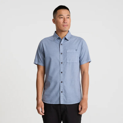 Roark Made to Fade Woven Button Up - Washed Slate