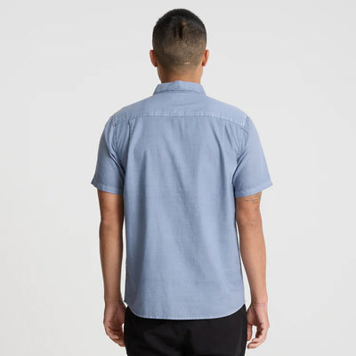 Roark Made to Fade Woven Button Up - Washed Slate