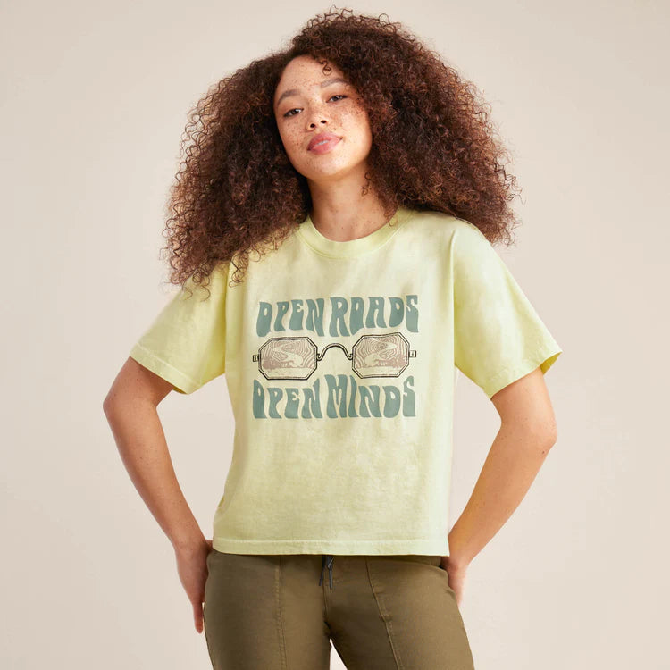 Roark Open Roads Boxy Crop Tee