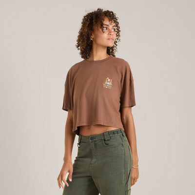 Roark W Garden Seek Boxy Cropped T-Shirt