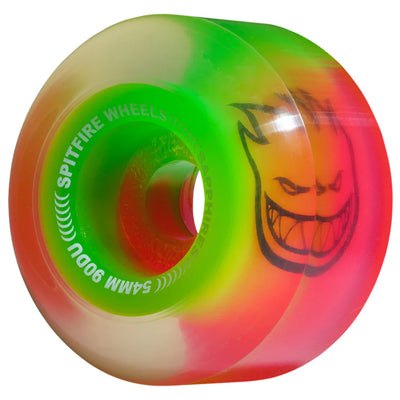 Spitfire Sapphires 90DU Wheels Pink/Green