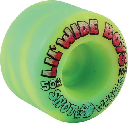 Snot Lil Wide Boys 50mm 101a Green/Yellow Swirl