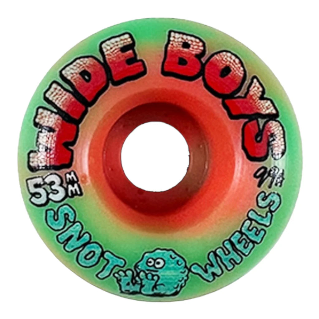 Snot Wide Boys 53mm 99a Green/Orange Swirl