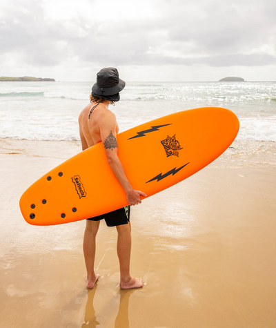 Softech 6'0" Goblin Surfboard (Orange/Green)