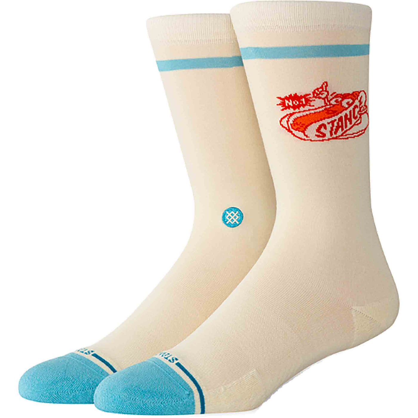 Stance Dog Crew Socks - Canvas