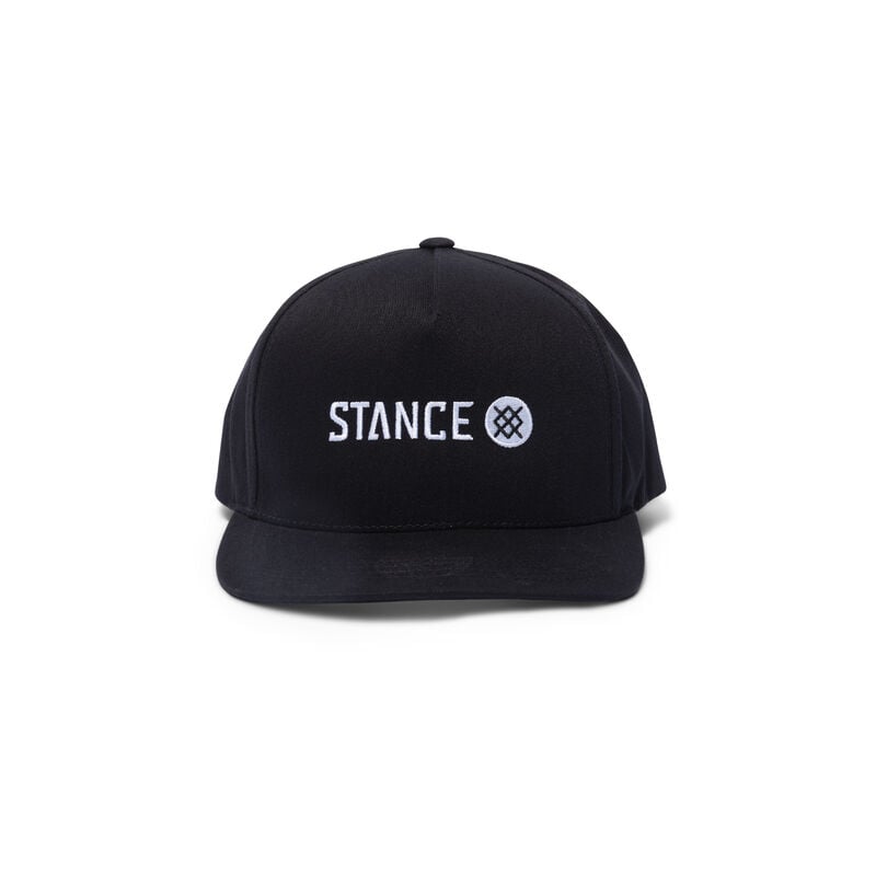 Stance Icon Snapback Hat - Black / White