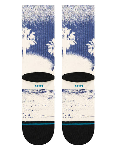 Stance In Paradise Crew Socks - Indigo