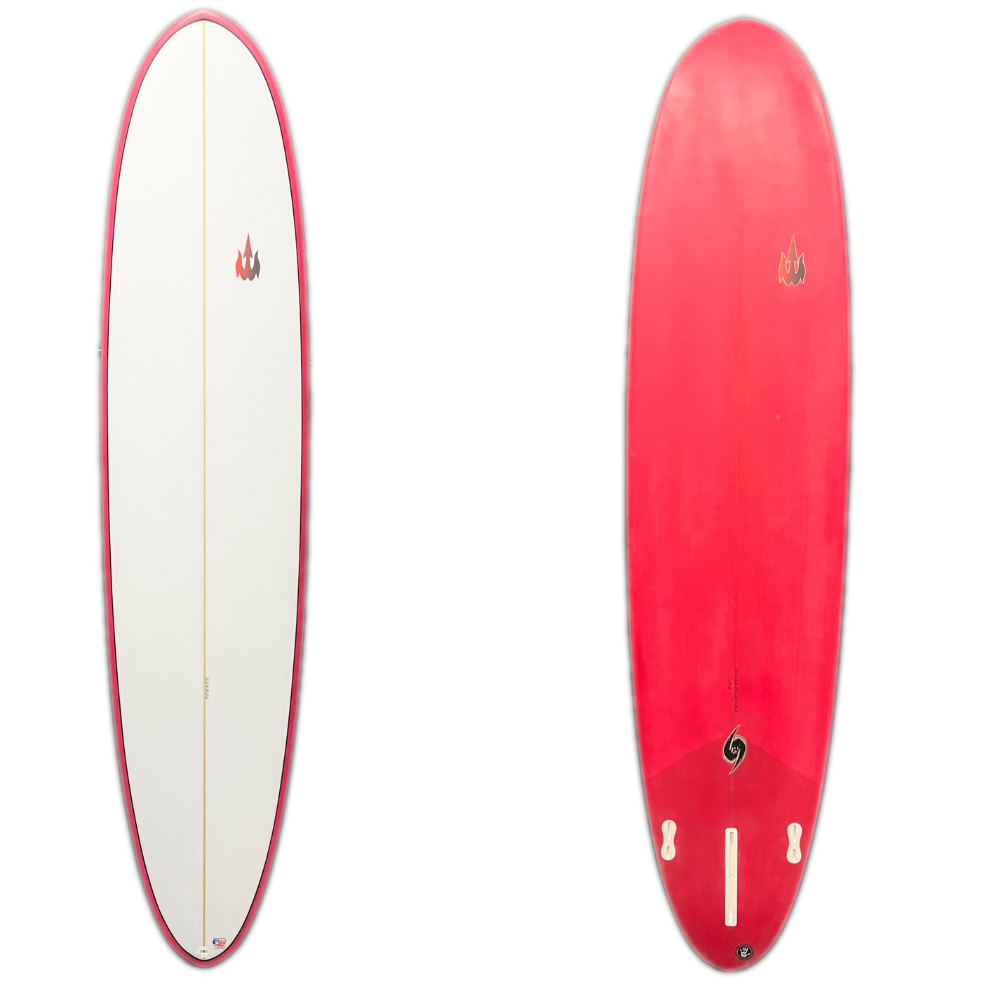 WBZ 8'2" Red Tint Funboard