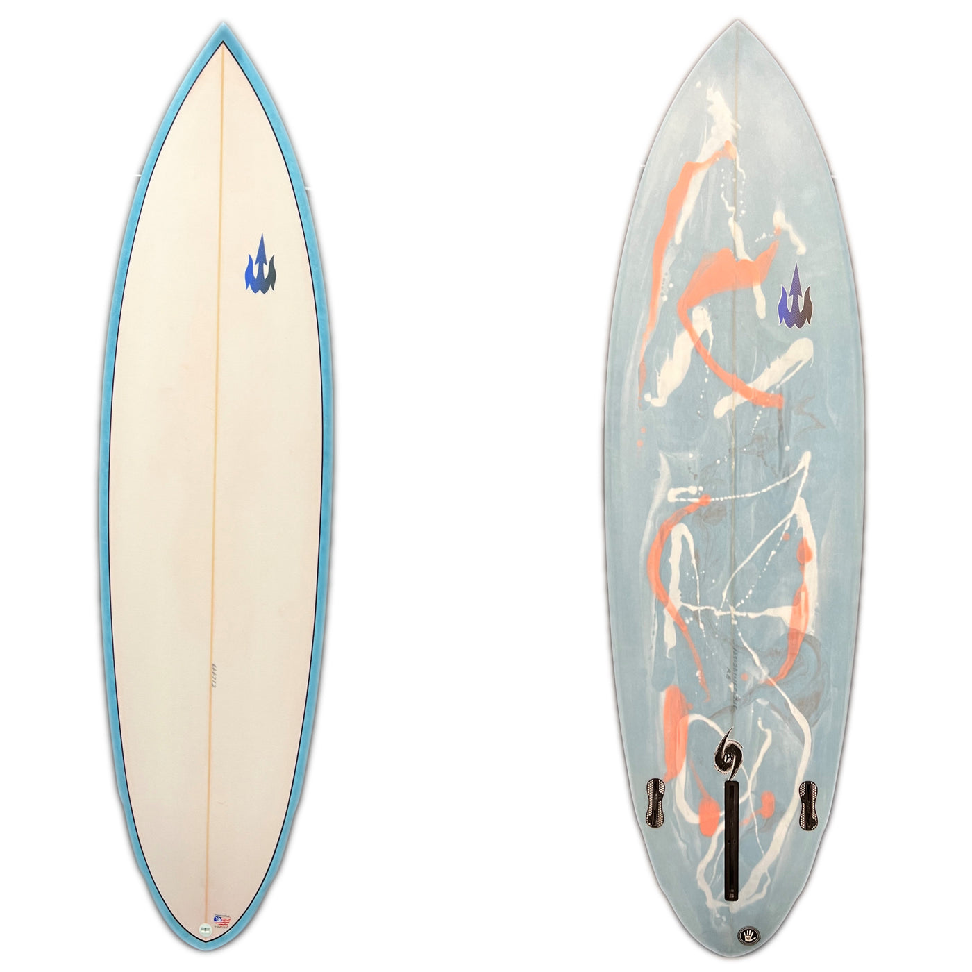 WBZ 6'4" Carrot Model Surfboard