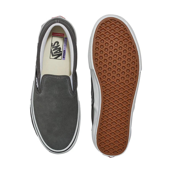 Vans Skate Slip-On Pewter/White