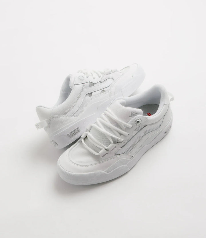 Vans Skate 2 Wayvee Shoes Men\'s 13 White Leather Low Lace Retro Skate Sneakers Vans Skate Wayvee 2 Shoes - white | Tactics main image 4