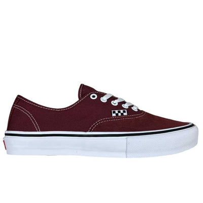 Vans Skate Authentic Burgandy/White